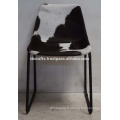 Chaise de cuir en cuir industrielle sur sièges en cuir unique